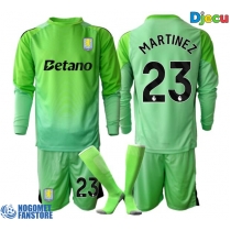 Aston Villa Emiliano Martinez #23 Golmanski Gostujuci Dres za djecu 2025-26 Dugi Rukav (+ Kratke hlače)